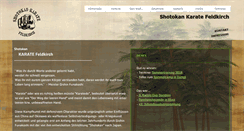 Desktop Screenshot of karate-feldkirch.com