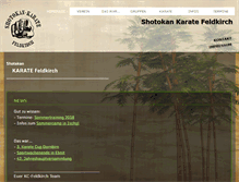 Tablet Screenshot of karate-feldkirch.com